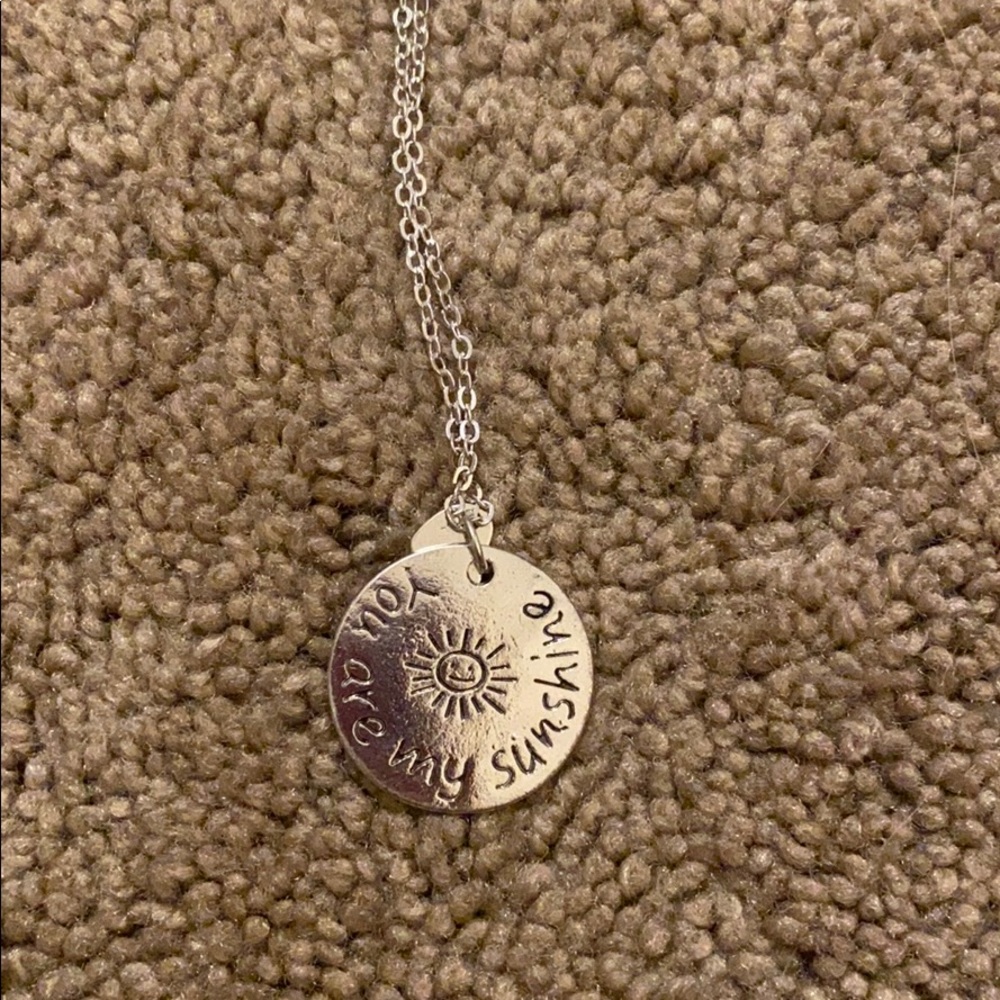 silver necklace